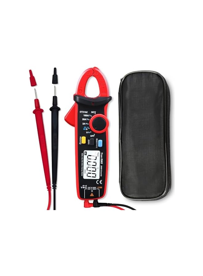 PROMASS promass UT210e Digital Clamp Meter AC DC Amp Meter Clamp Multimeter True RMS 2000 Counts Voltmeter Continuity Tester Capacitor HVAC Tool Multi Tester  - Image 2
