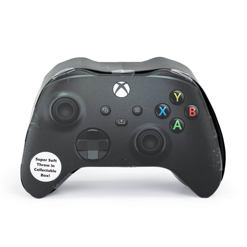 Jay Franco Jay Franco Xbox Throw Blanket with Game Controller Gift Box - Plush Throw Measures 46 x 60 Inches - Kids Super Soft Special Edition Fleece Gamer Bedding  - Image 3