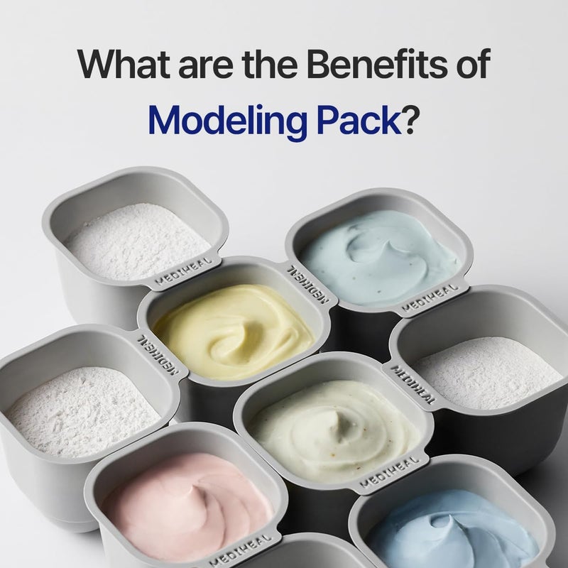 Mediheal Derma Modeling Pack (Hyaluronate) - Deep Hydrating For Moist Skin - Easy DIY Home Spa Kits, Hydrating Icy Jelly Mask For Skin Refreshment - Image 2