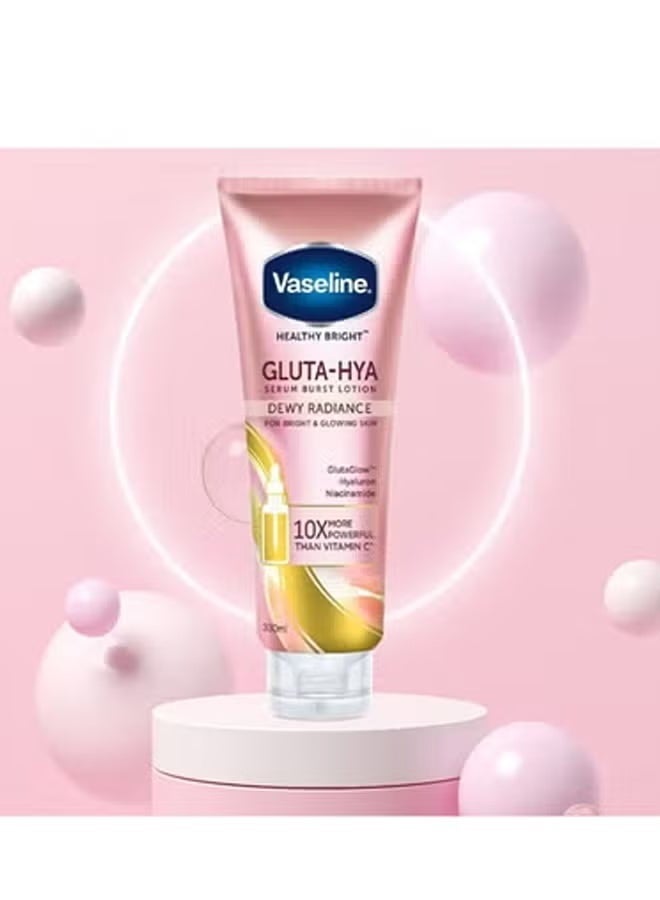 Vaseline Gluta Haya Dewy Radiance Serum Lotion 330ml - Image 1