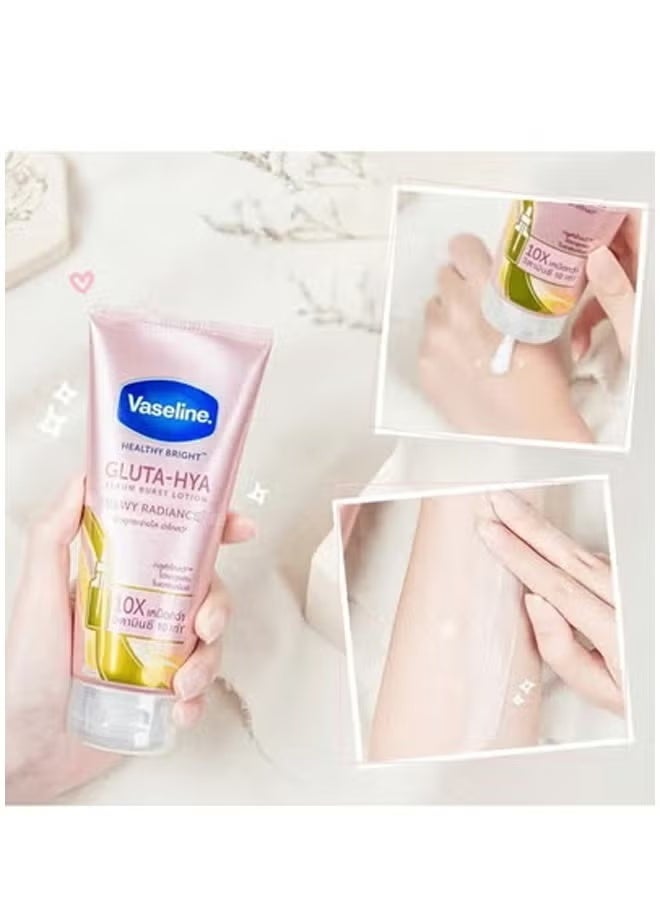 Vaseline Gluta Haya Dewy Radiance Serum Lotion 330ml - Image 2