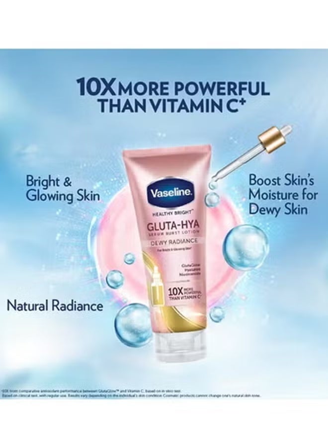 Vaseline Gluta Haya Dewy Radiance Serum Lotion 330ml - Image 3