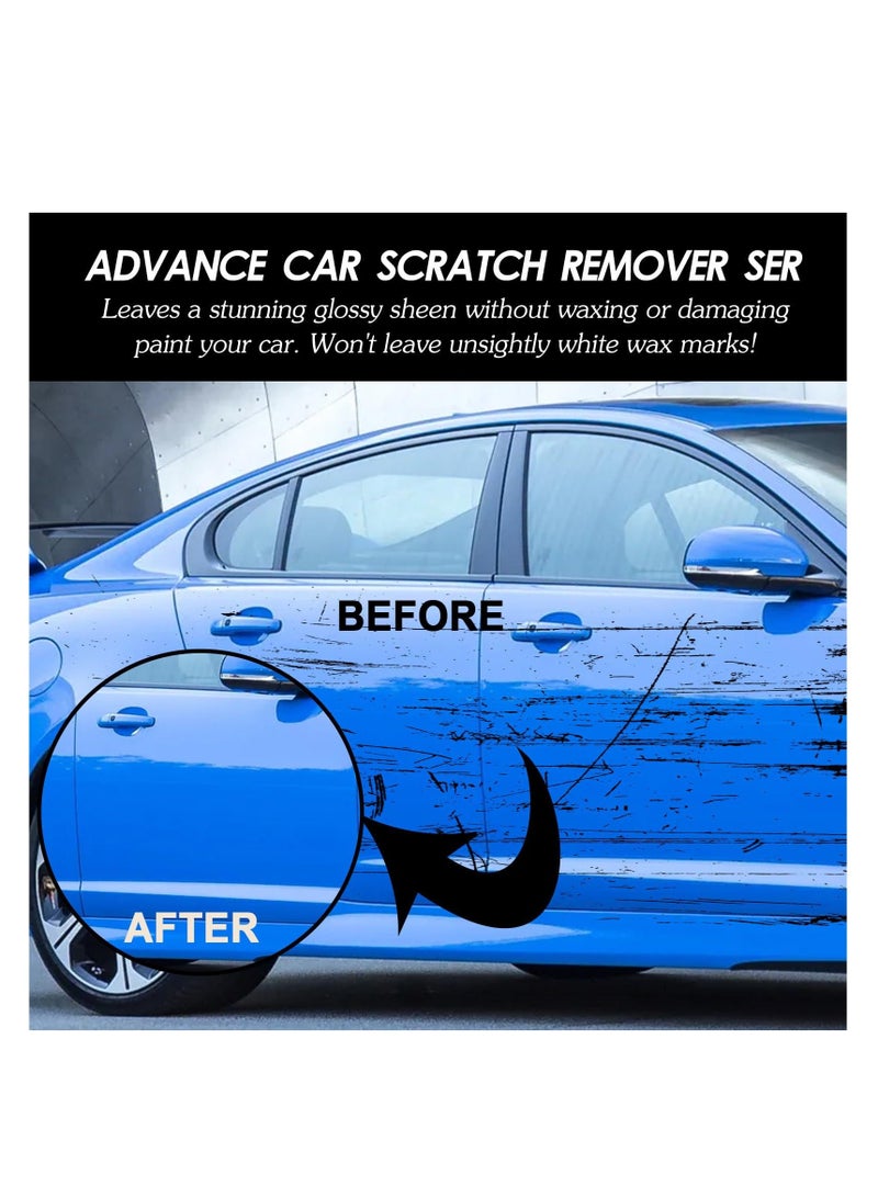 Scratch Repair Wax for Car, Premium Car Scratch Remover Kit with Wipe & Sponge, Car Scratch Repair Paste Polishing Wax, for Vehicles for Deep Scratches, Activity Decomposition Grind Sand - Image 2