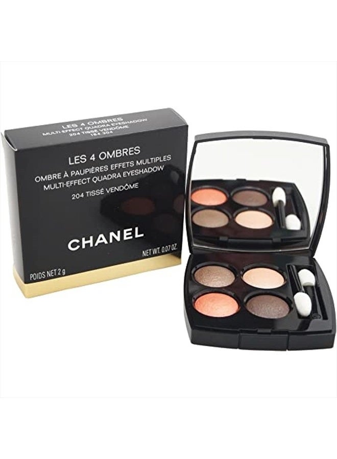 CHANEL Chanel Les 4 Ombres Multi-effect Quadra Eyeshadow No. 204 Tisse Vendome for Women, 0.04 Ounce  - Image 1