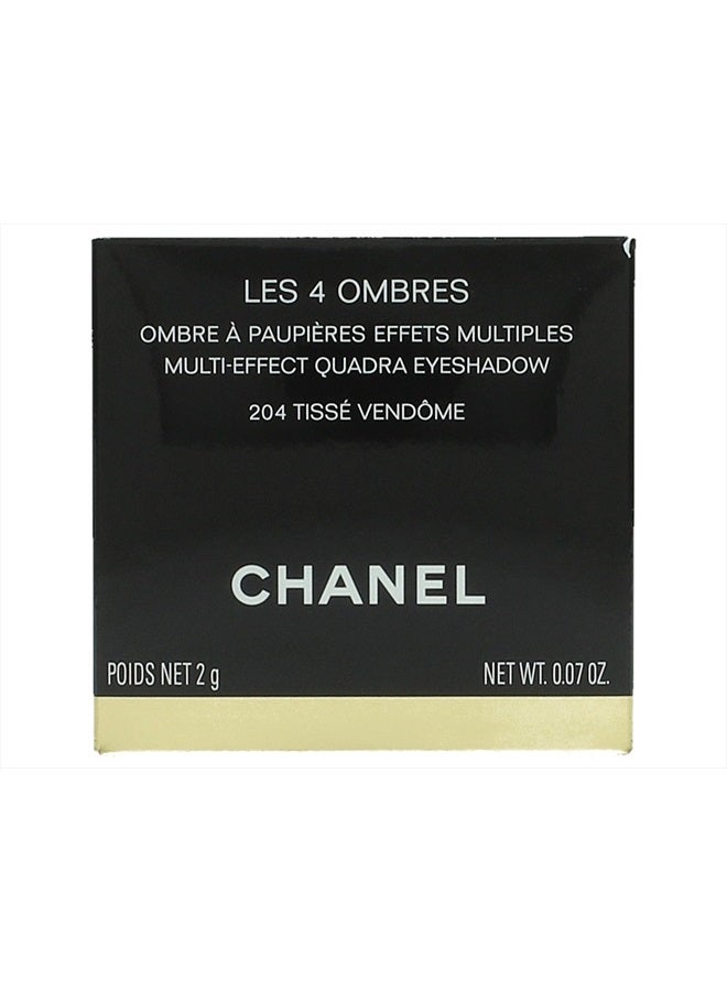 CHANEL Chanel Les 4 Ombres Multi-effect Quadra Eyeshadow No. 204 Tisse Vendome for Women, 0.04 Ounce  - Image 2