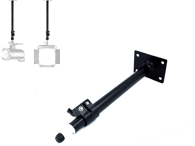 SHOPEE 12-20Inch Video/Still Photography Studio Wall Ceiling Mount Arm Stand Boom Overhead with 1/4" Thread for Camera Photo Studio Video Strobe Light, Flash, Ring Light - Optical - Image 1