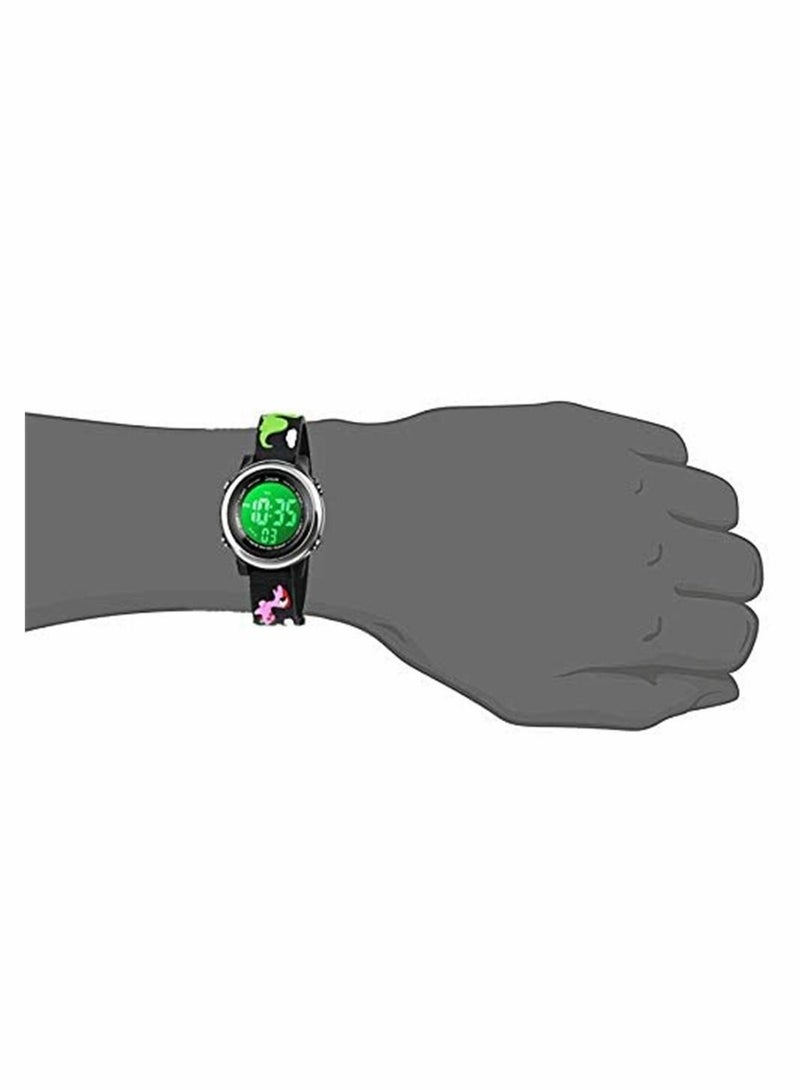 Toddler Kids Digital Watches,3D Cute Cartoon 7 Color Lights Waterproof Sport Electronic Wrist Watch with Alarm Stopwatch for 3-10 Year Boys Girls Little Children - Image 4