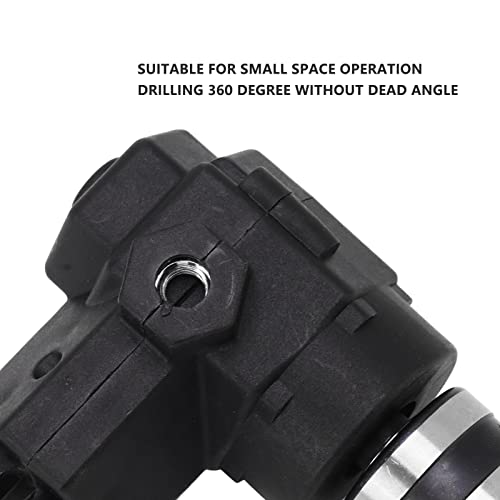 Topyond 90 Degree Right Angle Drill Attachment, Extension Converter Head for Power Drill, 90 Degree Power Drive Adapter, Suitable for Most Standard Drill Bits - Image 2