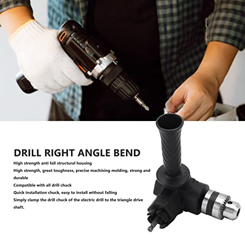 Topyond 90 Degree Right Angle Drill Attachment, Extension Converter Head for Power Drill, 90 Degree Power Drive Adapter, Suitable for Most Standard Drill Bits - Image 5