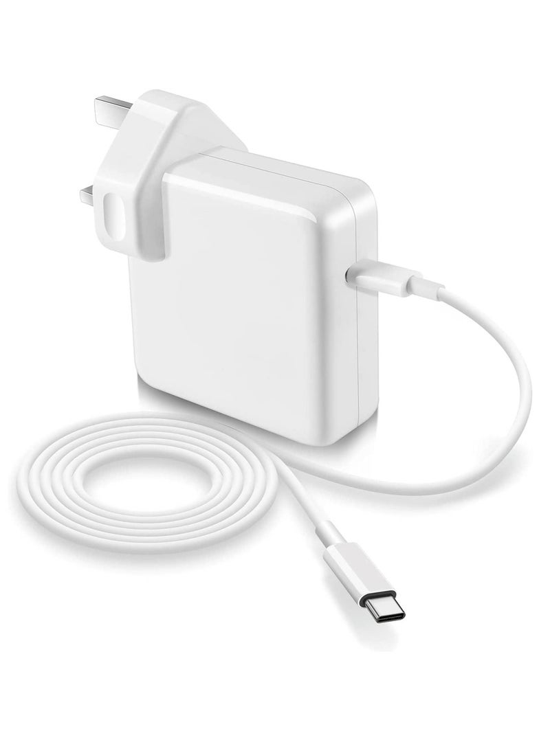Generic - Mac Book Pro Charger 96W USB C Fast Charger Power Adapter Compatible with New MacBook Air 13 Inch & MacBook Pro 16/15/14/13 Inch 2021 2020 2019 2018 6.6ft USB C to C Charge Cable - Image 1