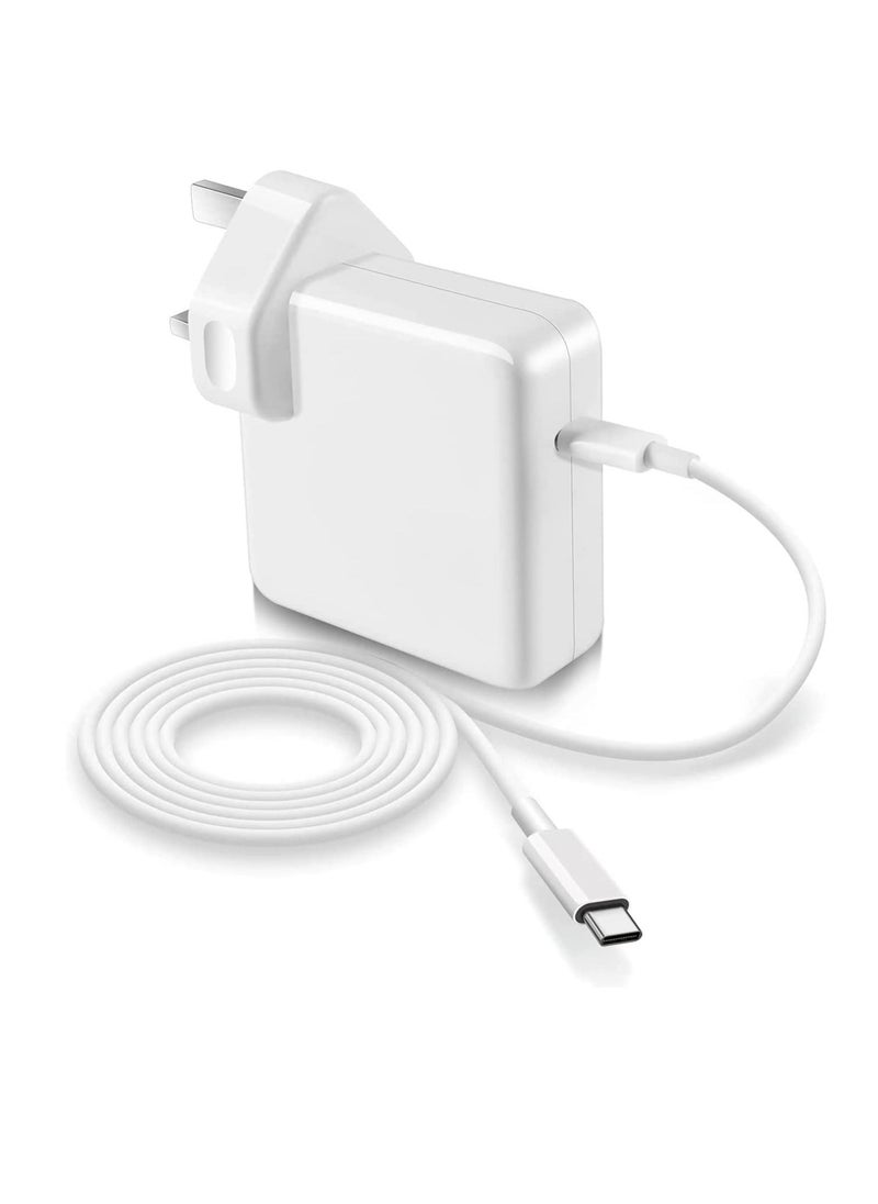 Generic - Mac Book Pro Charger 96W USB C Fast Charger Power Adapter Compatible with New MacBook Air 13 Inch & MacBook Pro 16/15/14/13 Inch 2021 2020 2019 2018 6.6ft USB C to C Charge Cable - Image 1