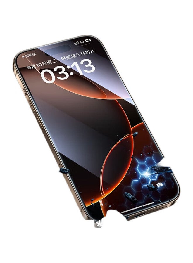 Smartdevil Tempered Glass Screen Protector For Iphone 16 Pro Max, High Definition Anti-Fingerprint No Black Edge Transparent View Anti-Shatter Non-Full Screen Protector - Image 3