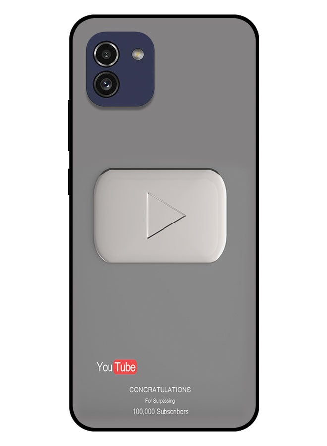 EYE CATCH Printed Protective Case Cover For Samsung Galaxy A03  -  Youtube Award - Image 1