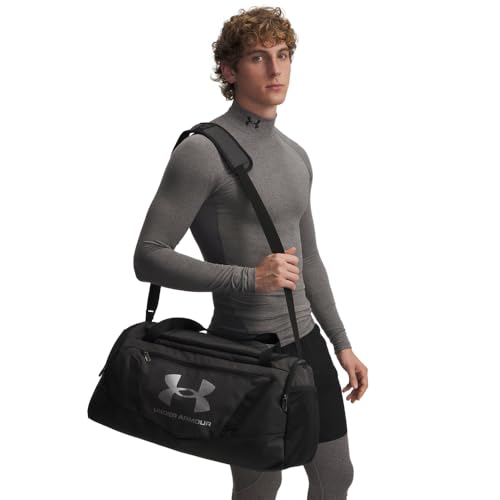 Under Armour Unisex Undeniable 50 Duffle 011 Black Medium HeatherBlackMetallic Silver Medium - Image 3