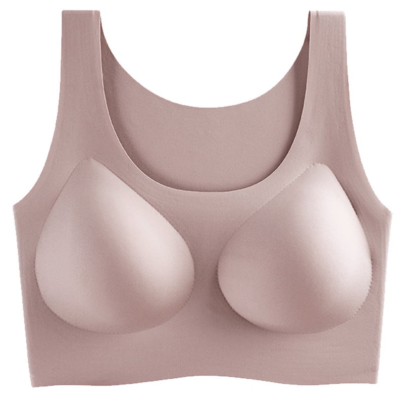 Cloud Latex Wire-Free Bra, Seamless, Push-up, Comfortable Vest Style - Image 4