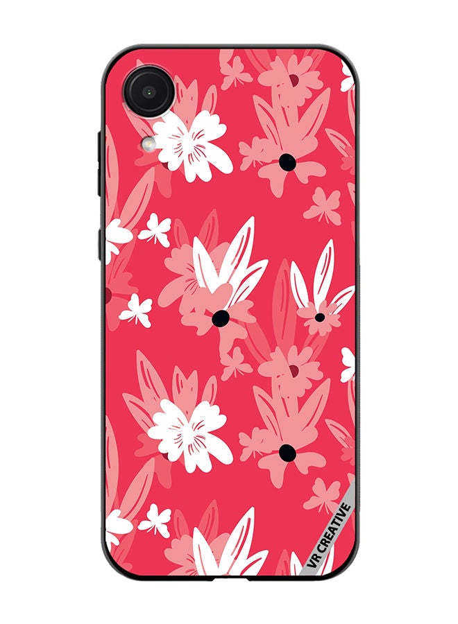 VR CREATIVE Protective Case Cover For Samsung Galaxy A03 Core Floral Pattern Based On Traditional Folk Art Ornaments Design Multicolour - Image 1