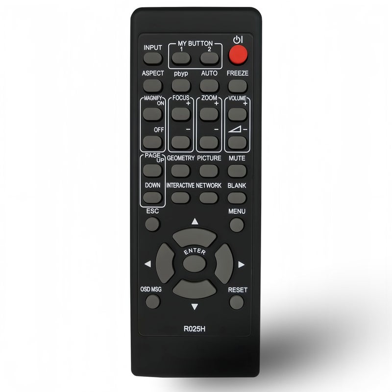Kassionel جهاز تحكم عن بعد بديل R025H لجهاز عرض LCD من هيتاشي CP-WX8255 CP-WX8240 CP-X8160 CP-X8150 CP-SX8350 CP-WU8450 CP-WU8440 CP-X8160 CP-WU8450 CP-WU8440 CP-WX8255 CP-WX8240 CP-SX8350 CP-WX5500 - Image 1