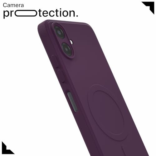 Pikkme Back Cover for Samsung Galaxy F70e 5G | M07 | F07 | A07 | A07 5G Soft Matte Silicone Mag-Safe Design (Mag-Safe Not Support) Camera Protection | Slim Fit Bumper Cover (Purple) - Image 5