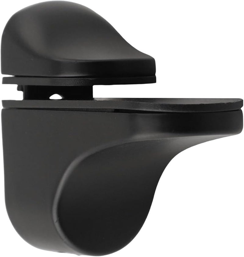 Adjustable Black Glass Shelf Supports For Kitchen Bathroom And Home Applications - Image 3