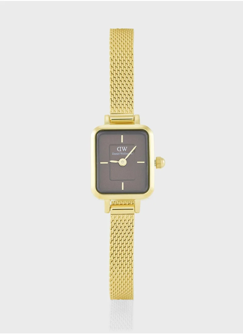 دانيال ولينغتون Quadro Mesh Strap Analog Watch