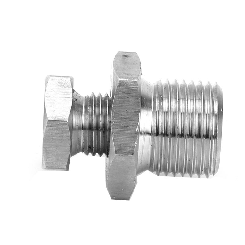 محول مستشعر الأكسجين O2 Bung M18 × 1.50 إلى M12 × 1.25 من الفولاذ المقاوم للصدأ - وصلة قابلة للفك مانعة للتسرب لنظام عادم نيسان SR20DET - Image 4
