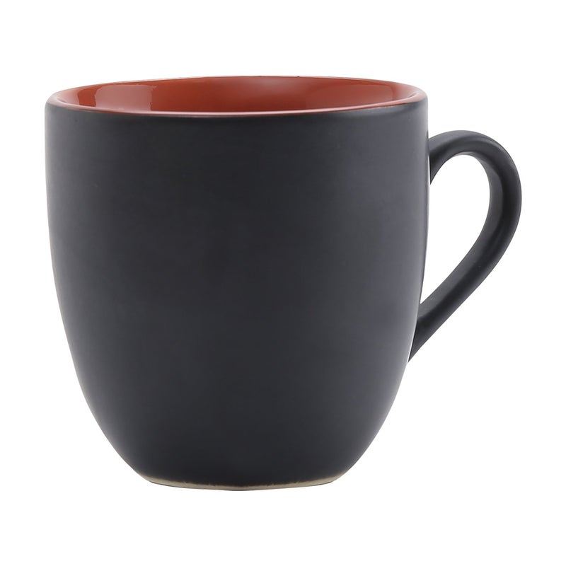 KITTENS Ceramic Coffee Mug Set of 6 Handpainted Mugs Microwave and Dishwasher Safe Food Grade Material 180 ml Matte Black Finish - Image 2