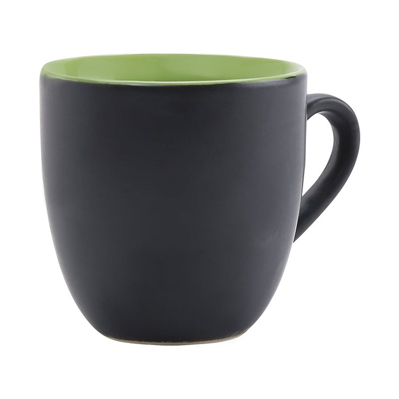 KITTENS Ceramic Coffee Mug Set of 6 Handpainted Mugs Microwave and Dishwasher Safe Food Grade Material 180 ml Matte Black Finish - Image 3