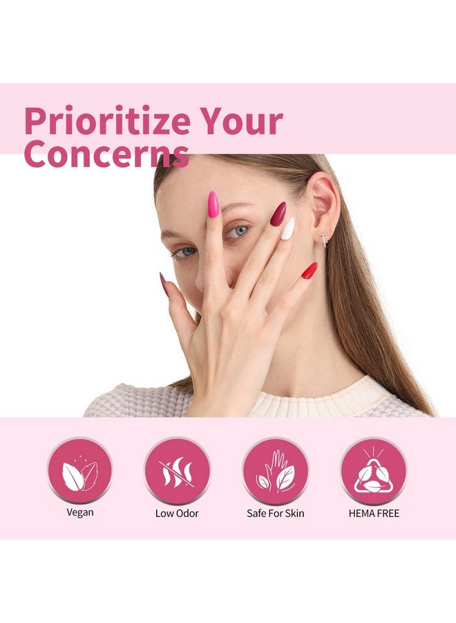 كاني  مجموعة طلاء أظافر جل CANNI 9 مل خالية من الهيما - 6 قطع أبيض أسود عنابي أحمر أرجواني ألوان عارية مجموعة طلاء أظافر جل، مجموعة مانيكير جل أظافر LED قابلة للغسل يمكنكِ صنعها بنفسكِ في المنزل هدايا صالون للنساء والفتيات - Image 3