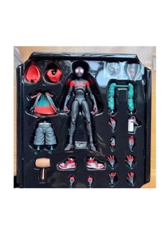 General Marvel Vertical and Horizontal Parallel Universe Miles Spider-Man Super Movable Figure Toy Thousand Value Practice Doll Model Gift (13cm)  - Image 3
