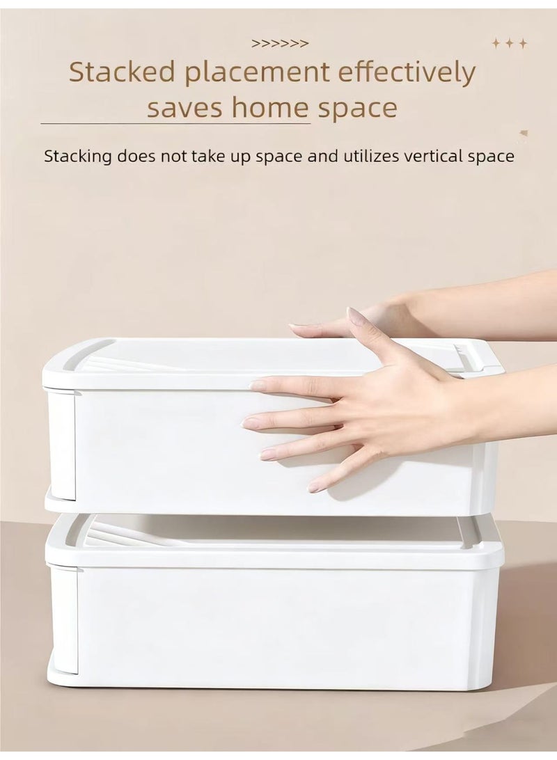 nehem 3-Piece Underwear Organizer Set - Bra Storage Box + 12-Slot Panty Organizer + 16-Compartment Sock Drawer | Space-Saving Closet Organization System - Image 4