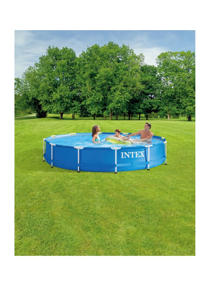 INTEX Metal Frame Above Ground Pool 366x76cm - Image 2