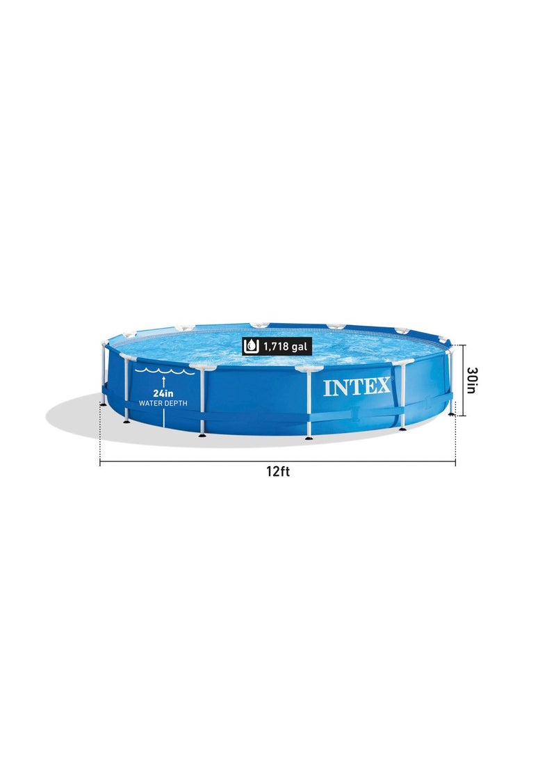 INTEX Metal Frame Above Ground Pool 366x76cm - Image 3