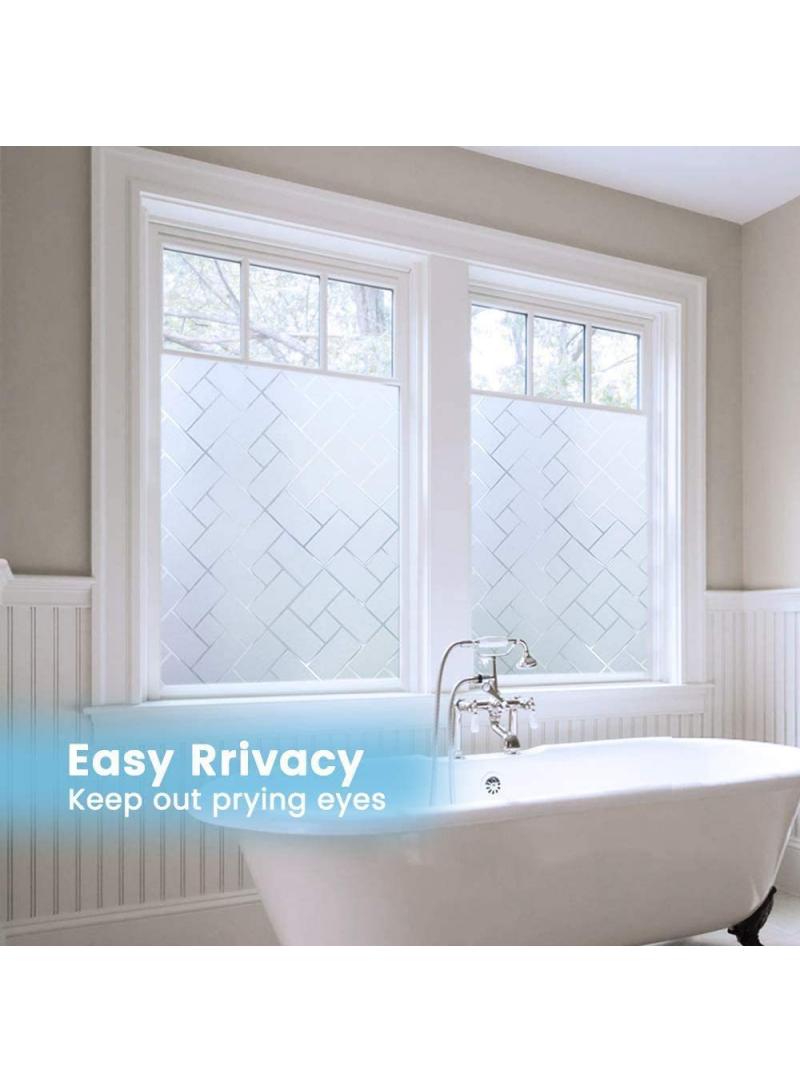 Y&D Window Film Decorative Privacy No Glue Glass Sticker For Door Home House Ofiice Heat Control Anti UV 60 x 200 cm  - Image 4