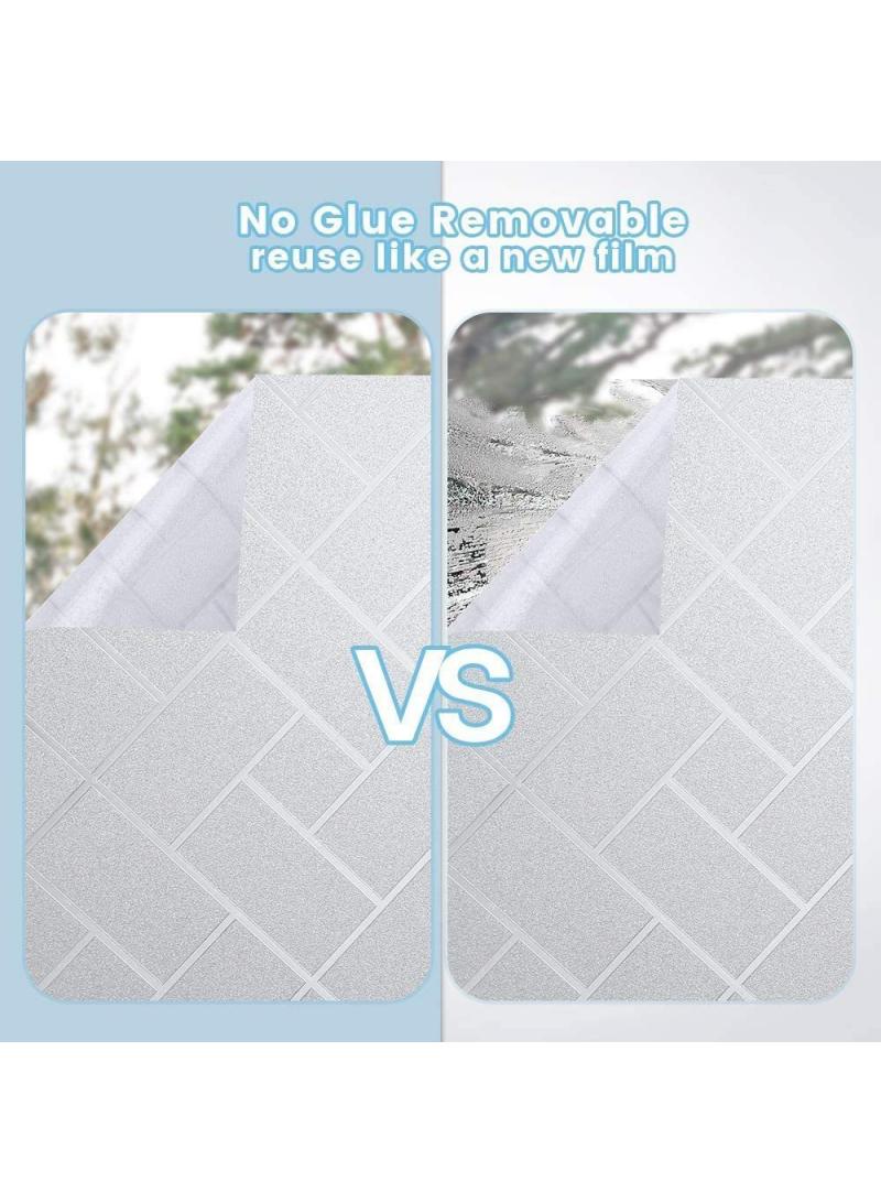 Y&D Window Film Decorative Privacy No Glue Glass Sticker For Door Home House Ofiice Heat Control Anti UV 60 x 200 cm  - Image 3