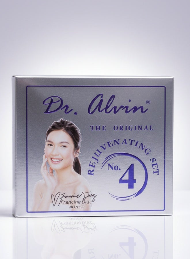Dr. Alvin The Original Rejuvenating Set No 4 Skin Care Whitening Anti Acne Brightening and Exfoliating Kit - Image 1
