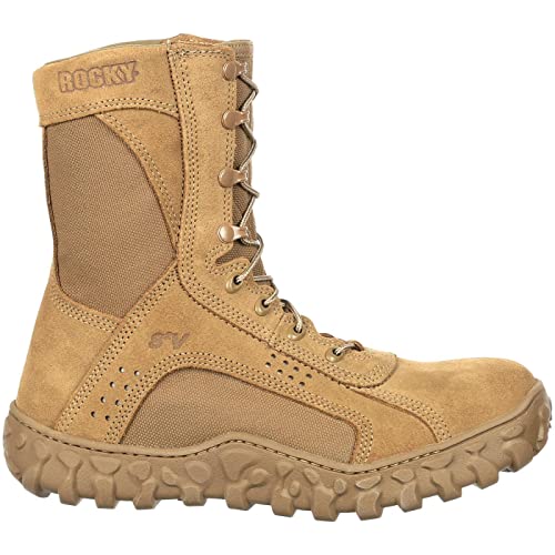 ROCKY S2V Steel Toe Tactical Military Boot, Coyote Brown, Size 11(M) - Image 1