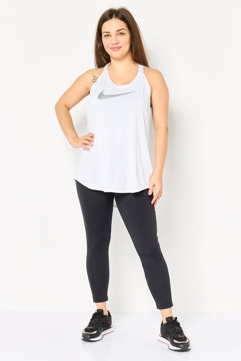 Nike Women Sportswear Fit Sleeveless Running Tank Top, White - Image 2