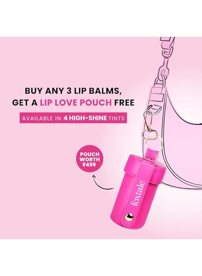 foxtale Brightening SPF30 Lip Balm with Peptides, Vitamin C & Hyaluronic Acid | Brightens Lips | Reduces Pigmentation | Hydrates Lips | SPF Lip Balm | Tinted Lip Balm - Clear Glaze 12gm - Image 4