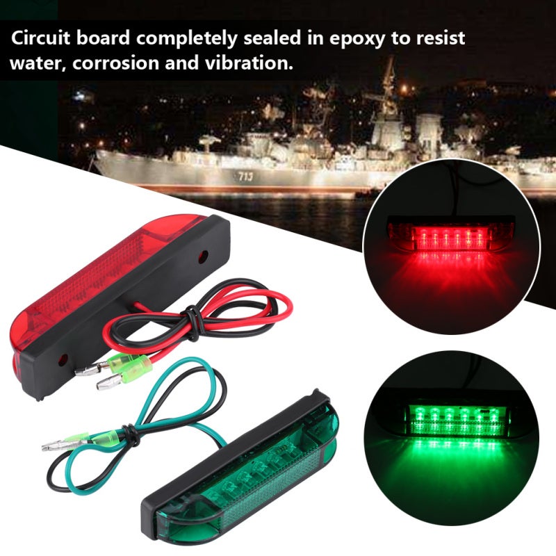 Marine Navigation Lights: 12V Waterproof LED Strip - Submersible Epoxy-Sealed Boat LED Lights for Marine Vessels, RVs and All 12V Vehicles - Image 3
