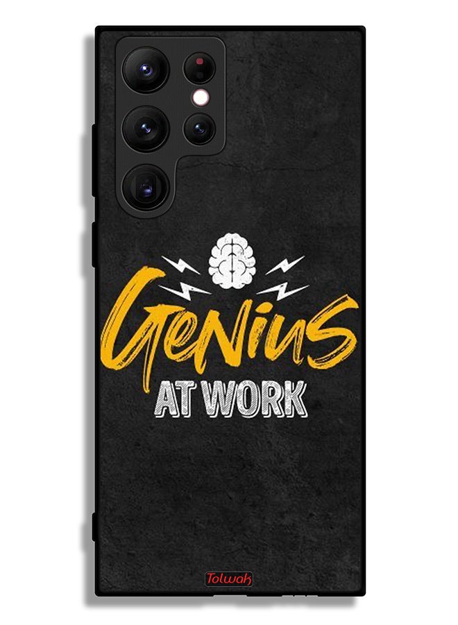 Tolwak Samsung Galaxy S22 Ultra 5G Protective Case Cover Genius At Work - Image 3