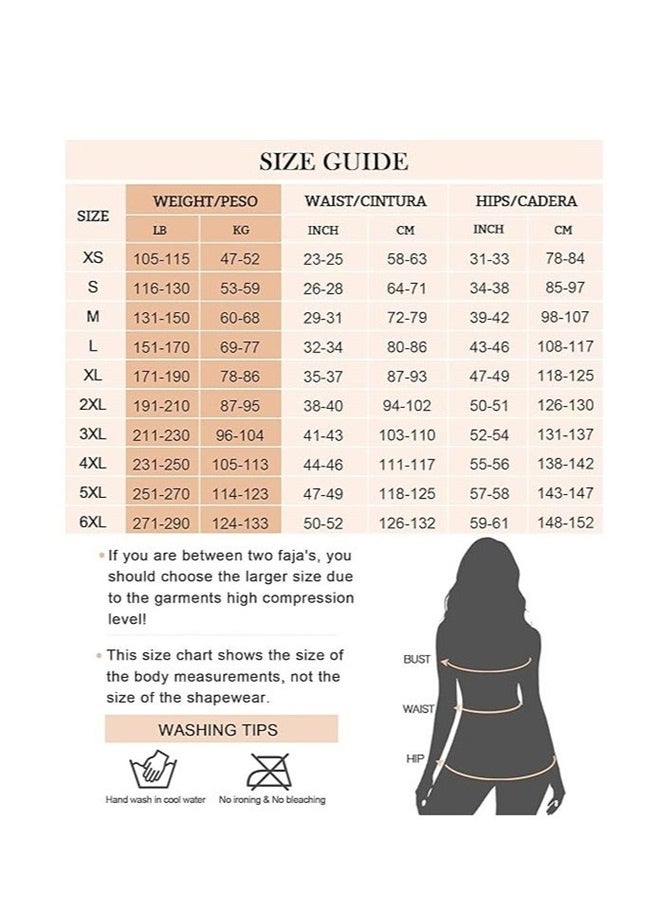 Women's Full Body Daily Lifting Corsets Bustier Waist Trainer Shapewear with Zipper XL - Image 5
