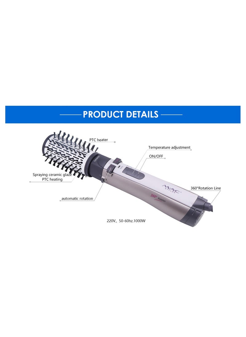 Mac Styler - MAC STYLER Fast action Dryer Comb, 3-in-1 Automatic Rotating Wind Comb hair electric comb MC 6620 - Image 1