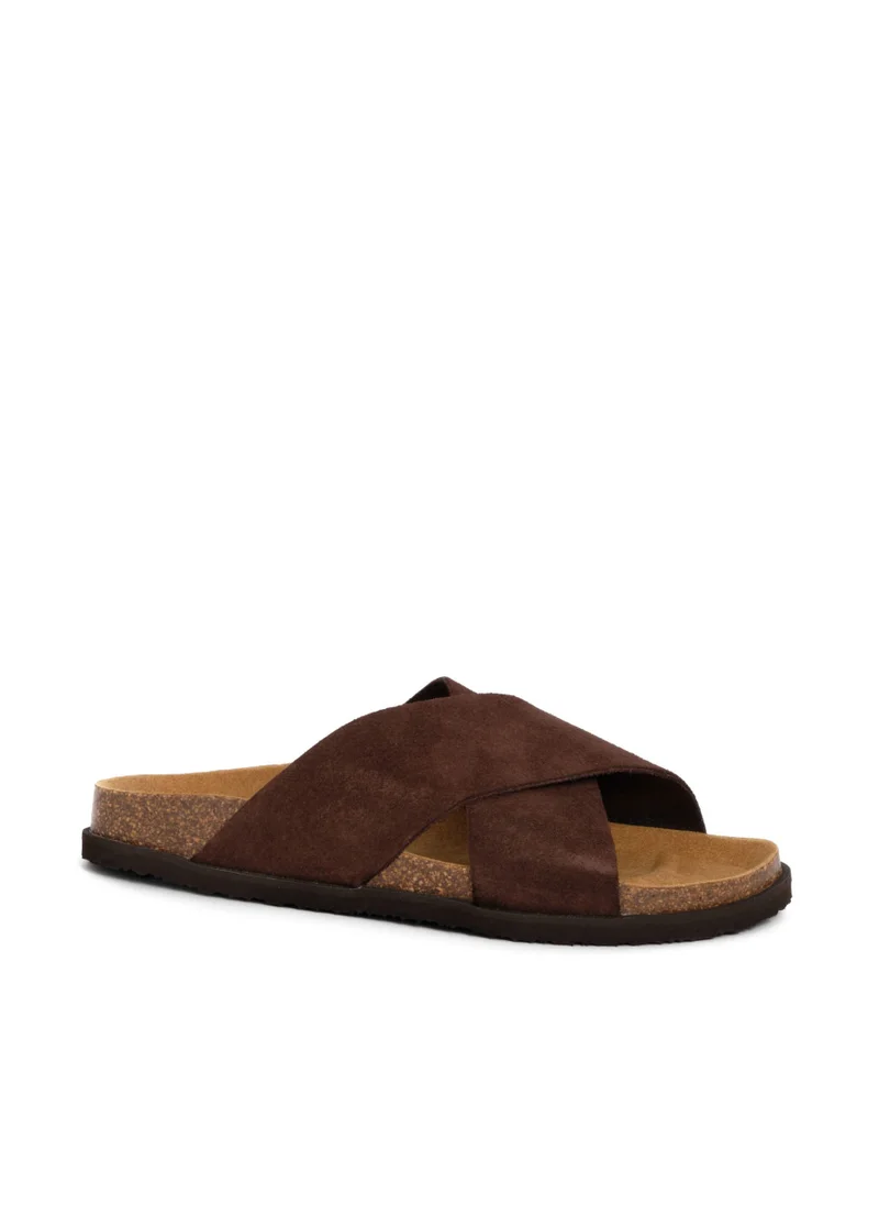 Scholl SANDALS DARK BROWN LEON