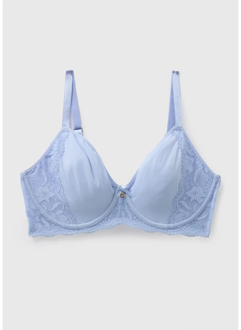 Matalan DD+ Blue Minimiser Comfort Bra