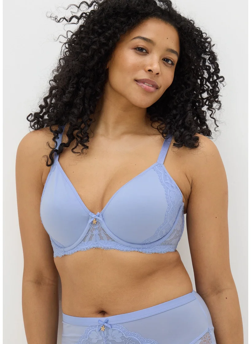 Matalan DD+ Blue Minimiser Comfort Bra