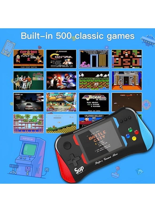 GAMIZMO Video Games for Kids: X7M 500 in 1 Retro Video Games for Tv Gaming,2 Player Video Game,Handheld Retro Gaming Console (X7M Console-Dual) - Image 3
