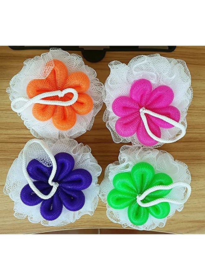 Indiginous Luxury Bathing Round Loofah for Men and Women | Body Sponge, loofah body scrub for bath | Bath Loofah Sponge Scrubber Exfoliator for High Lather Cleansing (Pack of 2 For Couple) - Image 3