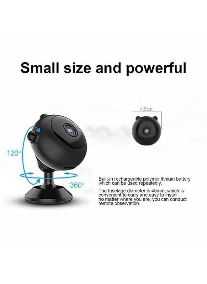 Generic A12 Mini Camera HD 4k Sensor Night Vision Camcorder Wireless WIFI Panda-shaped Home Monitor camera  - Image 4