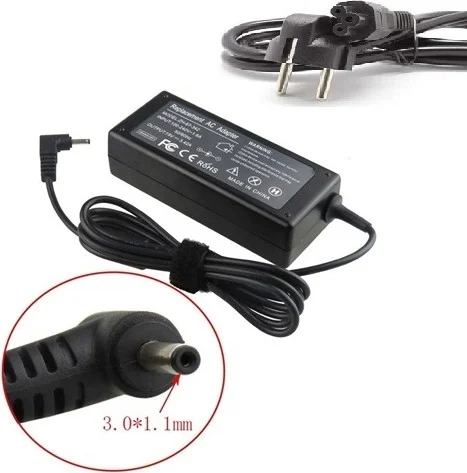 Ata Elektronik Samsung Series 9 AD-4019SL Ultrabook Compatible Equivalent Product 2 Years Importer Company Warranty Laptop Notebook Adapter 19 Volt 3.42 Ampere 3.0mm * 1.1mm