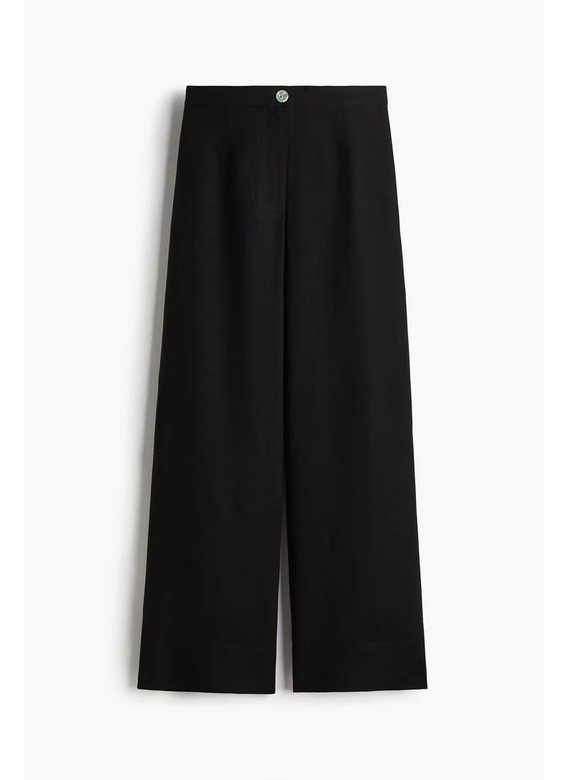 اتش اند ام Linen-blend trousers
